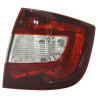 FEUX ARRIERE SKODA RAPID APRES 7/2012 PASSAGER ROUGE FONCE