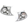 2 CLIGNOTANTS AVANT CHROME CRISTAL BMW SERIE 3 E46 COUPE CABRIOLET 1999 A 8/2001
