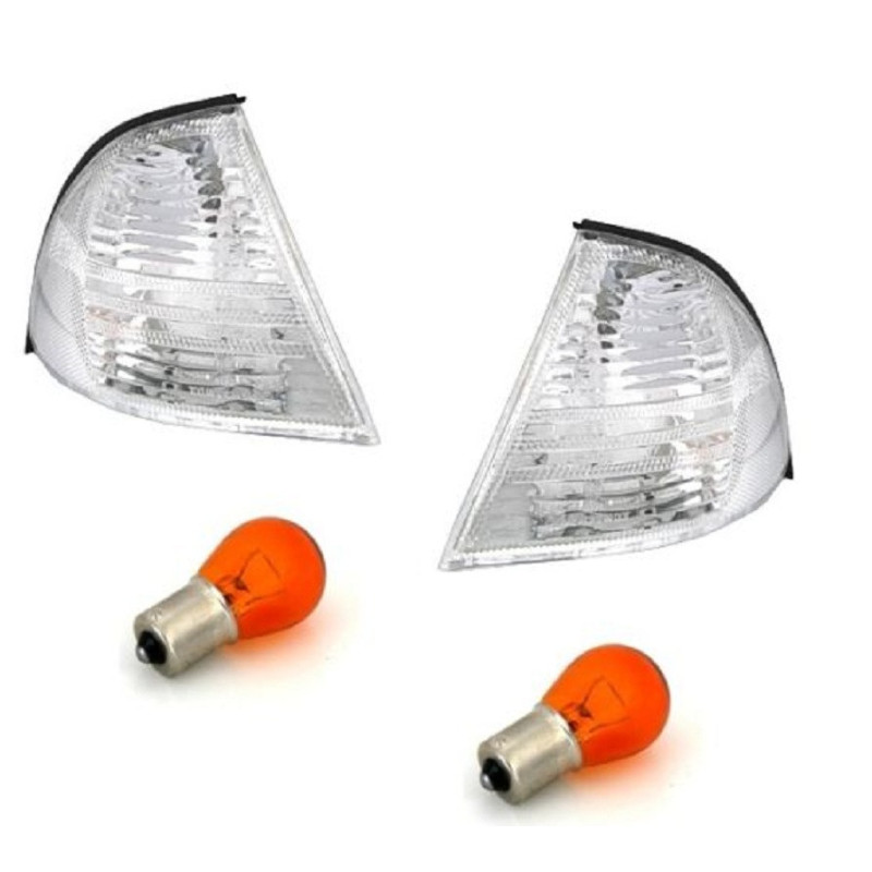 2 CLIGNOTANTS AVANT BLANC BMW SERIE 3 E46 BERLINE TOURING DE 05/1998 A 08/2001