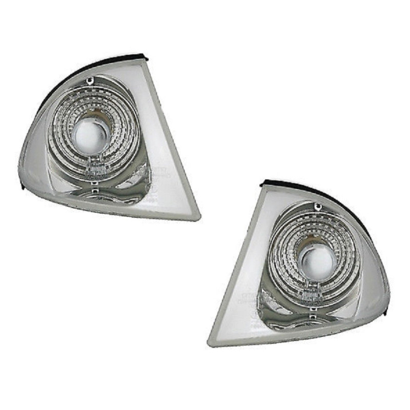 2 CLIGNOTANTS AVANT CHROME BMW SERIE 3 E46 BERLINE TOURING DE 05/1998 A 08/2001