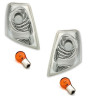 2 CLIGNOTANTS AVANT CHROME CRISTAL VW PASSAT 3B B5 B5 10/1996-10/2000 BERLINE
