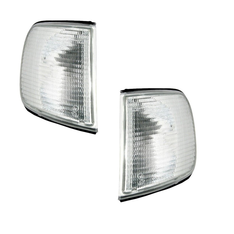 2 CLIGNOTANTS AVANT NOIR POUR AUDI 100 C4 BERLINE AVANT DE 12/1990 A 09/1994