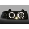 2 PHARES ANGEL EYES BMW SERIE 3 E36 COUPE CABRIOLET 3/1992-4/1999 NOIR LED