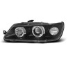 2 PHARES ANGEL EYES PEUGEOT 306 BERLINE BREAK PHASE 1 NOIR LED 04/1993-07/1997