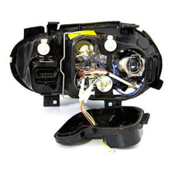 2 PHARES ANGEL EYES VW GOLF 4 BERLINE BREAK 8/1997-6/2006 CHROME LED TYP2