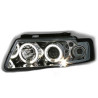 2 PHARES ANGEL EYES VW PASSAT 3B BERLINE BREAK CHROME LED 8/1996-11/2000