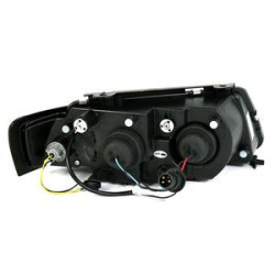 2 PHARES ANGEL EYES VW PASSAT 3B BERLINE BREAK CHROME LED 8/1996-11/2000