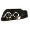 2 PHARES ANGEL EYES VW PASSAT 3B BERLINE BREAK NOIR LED 8/1996-11/2000