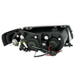 2 PHARES ANGEL EYES VW PASSAT 3B BERLINE BREAK NOIR LED 8/1996-11/2000