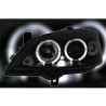 2 PHARES ANGEL EYES OPEL ASTRA G 02/1998-01/2005 COUPE BERTONE BERLINE NOIR LED