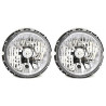 2 PHARES VW GOLF 1 & CABRIOLET 1974-1993 T2 1967-1979 & G W460 CHROME LISSE