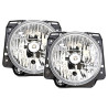 2 PHARES VW GOLF 2 8/1983-12/1992 CHROME CRISTAL