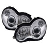 2 PHARES MERCEDES CLASSE C W203 S203 05/2000-03/2004 CHROME LOOK XENON DEPO