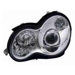 PHARES GLACES LISSE CHROME CRISTAL MERCEDES CLASSE C W203 S203 05/2000 A 03/2004