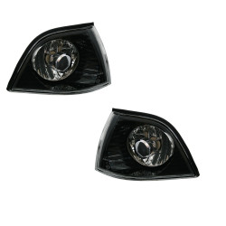 2 CLIGNOTANTS AVANT NOIR CRISTAL BMW SERIE 3 E36 BERLINE TOURING ET COMPACT