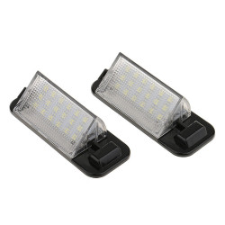 ECLAIRAGE PLAQUE LED BMW SERIE 3 E36 BERLINE TOURING COUPE CABRIOLET BLANC XENON