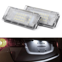 ECLAIRAGE PLAQUE LED BMW SERIE 3 E46 BERLINE TOURING COMPACT 1998-2005 BLANC