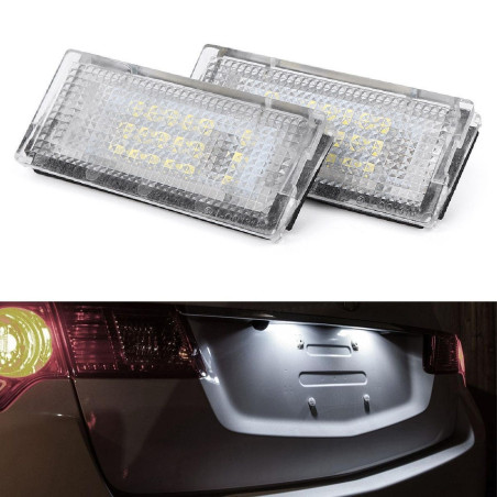 ECLAIRAGE PLAQUE LED BMW SERIE 3 E46 BERLINE TOURING COMPACT 1998-2005 BLANC