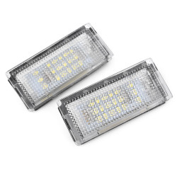 ECLAIRAGE PLAQUE LED BMW SERIE 3 E46 BERLINE TOURING COMPACT 1998-2005 BLANC