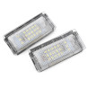 ECLAIRAGE PLAQUE LED BMW SERIE 3 E46 BERLINE TOURING COMPACT 1998-2005 BLANC