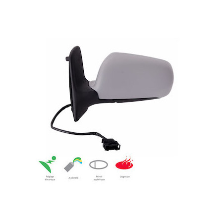 RETROVISEUR GAUCHE ELECTRIQUE DEGIVRANT SHARAN 04/2000-10/2003 ALHAMBRA 06/2000-