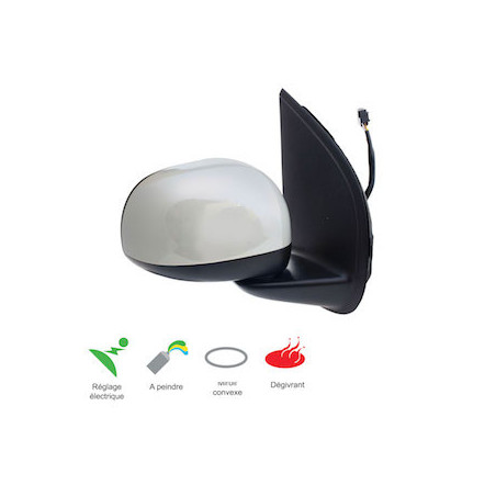 RETROVISEUR DROIT ELECTRIQUE DEGIVRANT APPRET SS FIAT PANDA 312 A PARTIR 02/2012
