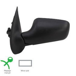 RETROVISEUR GAUCHE MANUEL NOIR FIAT PUNTO 3 PORTES TYPE 176 DE 09/1993 A 09/1999