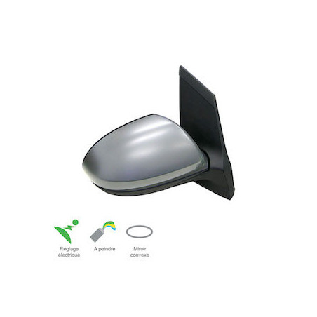 RETROVISEUR DROIT ELECTRIQUE APPRET MAZDA 2 TYPE DE 07/2007 A 06/2015