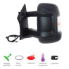 RETROVISEUR GAUCHE ELECT NOIR AS BRAS 160MM DUCATO BOXER JUMPER A PARTIR 4/2006