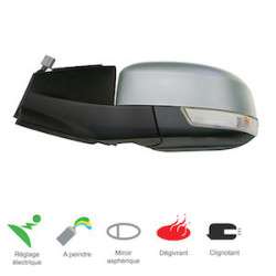 RETROVISEUR GAUCHE ELECTRIQUE DEGIVRANT APPRET FORD MONDEO 4 PARTIR 09/2010