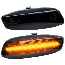 2 CLIGNOTANT RETROVISEUR 207 207CC 207SW 308 308SW 308CC 3008 5008 RCZ LED NOIR