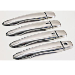 4 COUVRES POIGNEES PORTES CHROME NISSAN QASHQAI 2 J11 A PARTIR 11/2013 AVEC IKEY