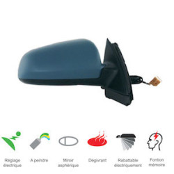 RETROVISEUR DROIT RABATTABLE ELECTRIQUE AUDI A4 8E B6 B7 DE 11/2000 A 06/2008