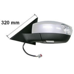 RETROVISEUR GAUCHE ELECTRIQUE DEGIVRANT + ECLAIRAGE FORD S-MAX 05/2006 A 12/2014