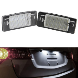 ECLAIRAGE PLAQUE LED OPEL VECTRA C BREAK CARAVAN 10/2003-12/2008 BLANC XENON