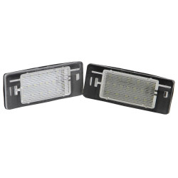 ECLAIRAGE PLAQUE LED OPEL VECTRA C BREAK CARAVAN 10/2003-12/2008 BLANC XENON
