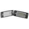 ECLAIRAGE PLAQUE LED OPEL VECTRA C BREAK CARAVAN 10/2003-12/2008 BLANC XENON