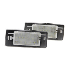 ECLAIRAGE PLAQUE LED OPEL VECTRA C BREAK CARAVAN 10/2003-12/2008 BLANC XENON