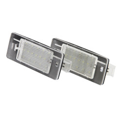 ECLAIRAGE PLAQUE LED OPEL VECTRA C BREAK CARAVAN 10/2003-12/2008 BLANC XENON
