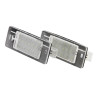 ECLAIRAGE PLAQUE LED OPEL VECTRA C BREAK CARAVAN 10/2003-12/2008 BLANC XENON