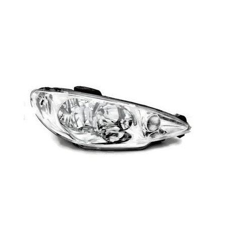 550-1121R-LD-EM Projecteur principal droit pour PEUGEOT 206 00-12