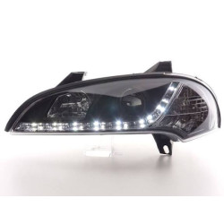 Paire de phares Daylight Led Opel Tigra 95-03 Noir
