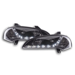Paire de phares Daylight Led Opel Tigra 95-03 Noir