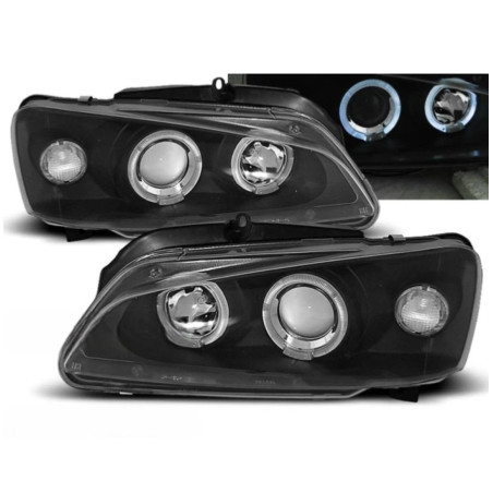 Kit de phares avant angel eyes Peugeot 106 Phase 2