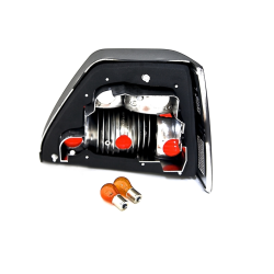 KIT DE FEUX ARRIERE CRYSTAL ROUGE ET BLANC POUR VW GOLF 2 DE 8/83 A 12/92