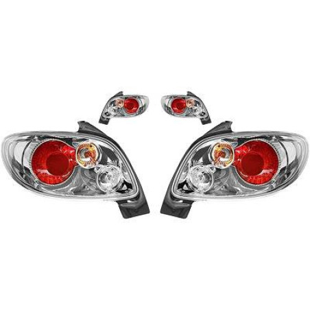 Kit de feux arrières pour Peugeot 206 (2A/C) 98-12