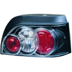 Kit de feux arrière design Renault Clio 1990-1998 verre clair/noir