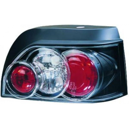 Kit de feux arrière design Renault Clio 1990-1998 verre clair/noir