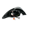KIT 2 FEUX ARRIERE BLANC ET NOIR TRANSLUCIDE POUR PEUGEOT 206 3 ET 5 PORTES