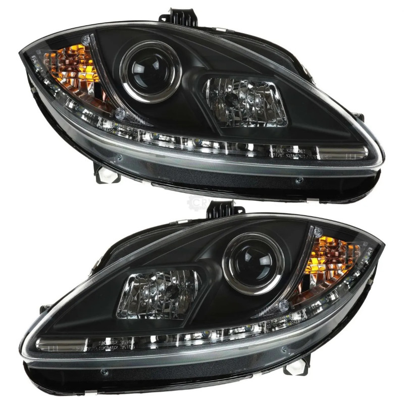 Kit de 2 Phares avant Leon avec LED 2010-2013